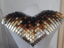 Load image into Gallery viewer, Scalemail Mantle - Adjustable Unisex Shoulder Armor