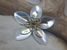Load image into Gallery viewer, Scalemail Flower - Made to Order - Ornament, Brooch or Hairclip