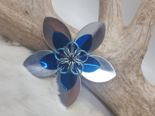 Load image into Gallery viewer, Scalemail Flower - Made to Order - Ornament, Brooch or Hairclip