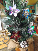 Load image into Gallery viewer, Scalemail Flower - Made to Order - Ornament, Brooch or Hairclip