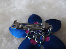 Load image into Gallery viewer, Scalemail Flower - Made to Order - Ornament, Brooch or Hairclip