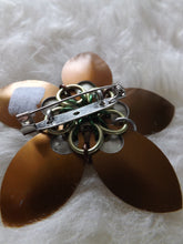 Load image into Gallery viewer, Scalemail Flower - Made to Order - Ornament, Brooch or Hairclip