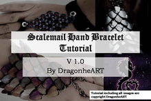 Load image into Gallery viewer, Scalemail Hand Bracelet Tutorial