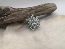 Load image into Gallery viewer, Pinecone Pendant - Dragonscale Chainmail Weave Necklace
