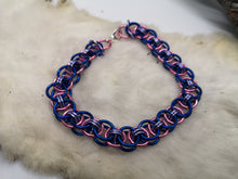Load image into Gallery viewer, Chainmail Pride Bracelets - Helm or Persian Weave