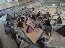 Load image into Gallery viewer, Leather Rune Pyramid Ornament