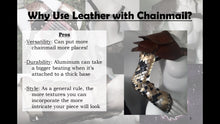 Load image into Gallery viewer, Leatherwork for Chainmaillers Tutorial