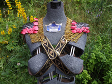 Load image into Gallery viewer, Scalemail Pauldrons Pair - Custom Leather Straps
