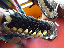 Load image into Gallery viewer, Scalemail Leather Bracers - Gauntlets