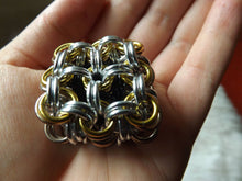 Load image into Gallery viewer, Chainmail Cube Fidget Toys - Japanese 8 in 2 - Geometric Toy - Made to Custom Order