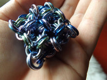 Load image into Gallery viewer, Chainmail Cube Fidget Toys - Japanese 8 in 2 - Geometric Toy - Made to Custom Order