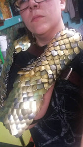 Full Arm Scalemail and Leather Armor - Made to Order - Dragonscale Gladiator Armor