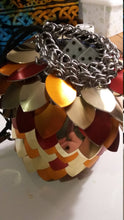 Load image into Gallery viewer, Dragonscale Dice Bags - Large - Chain and Scale Maille Pouches