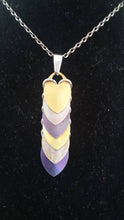 Load image into Gallery viewer, Titanium Scalemail Pendant - Dragonscale Pendant