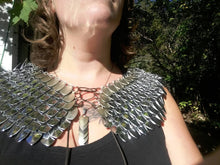 Load image into Gallery viewer, Scalemail Mantle - Adjustable Unisex Shoulder Armor