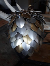 Load image into Gallery viewer, Dragonscale Dice Bags - Large - Chain and Scale Maille Pouches