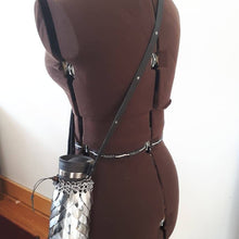 Load image into Gallery viewer, Scalemail Waterbottle Holder - Dragonscale Waterbottle Carrier/Sling - Made to Custom Order