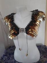 Load image into Gallery viewer, Scalemail Mantle - Adjustable Unisex Shoulder Armor