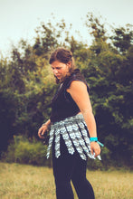 Load image into Gallery viewer, Scalemail Paneled Skirt - Silver - Adjustable - Unique