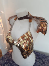 Load image into Gallery viewer, Valkyrie Scalemail Bra - Made to Order