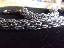 Load image into Gallery viewer, Candy Cane Weave Chainmail Wallet Chain - Made to Order