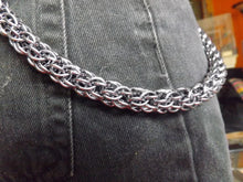 Load image into Gallery viewer, Candy Cane Weave Chainmail Wallet Chain - Made to Order