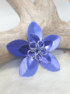 Scalemail Flower - Made to Order - Ornament, Brooch or Hairclip