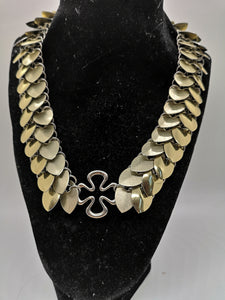 Laurel Dragonscale Necklace and Headpiece