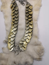 Load image into Gallery viewer, Laurel Dragonscale Necklace and Headpiece
