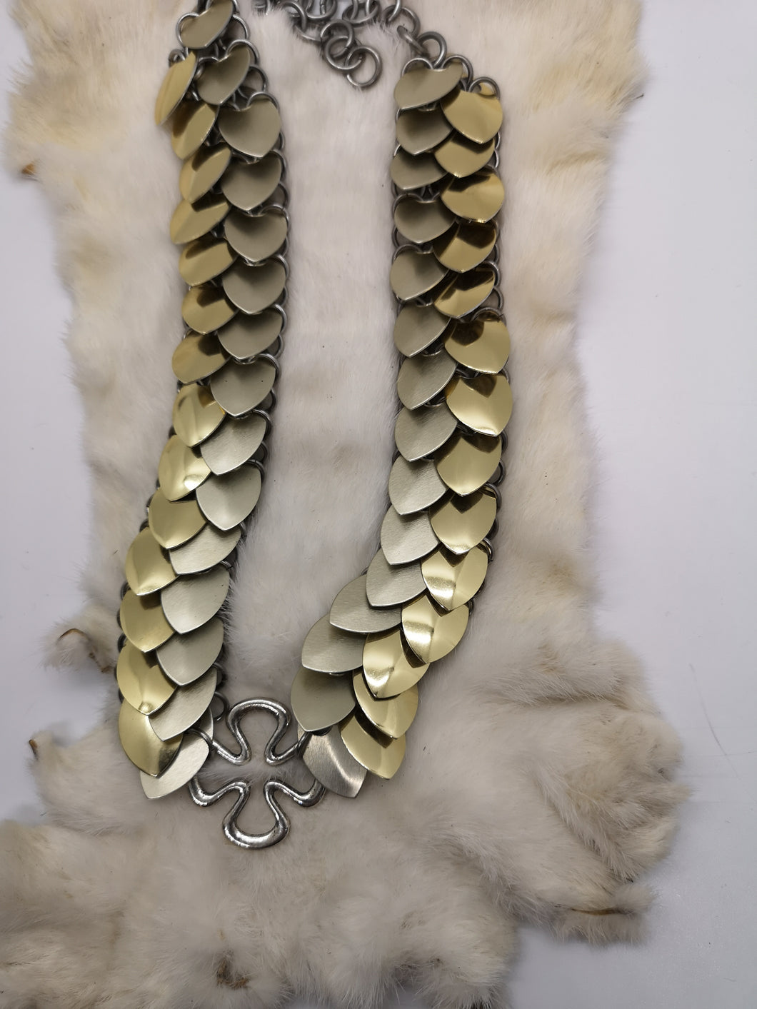 Laurel Dragonscale Necklace and Headpiece
