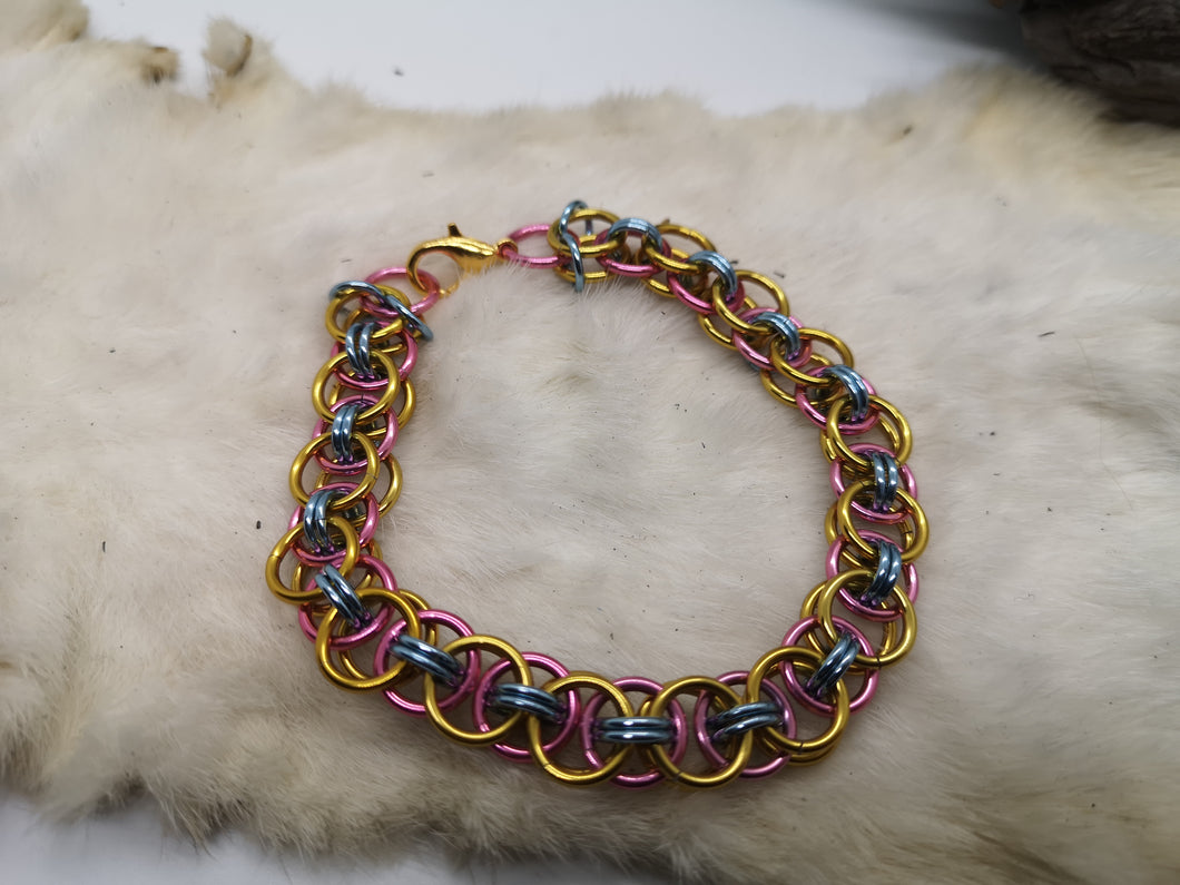 Rainbow Bracelet Woven Loom with Japanese Seed Beads Adjustable