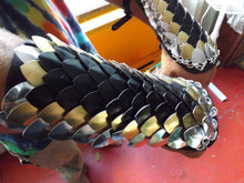 Load image into Gallery viewer, Scalemail Leather Bracers - Gauntlets
