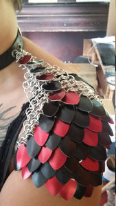 Scalemail Epaulets - Made to Order - Shoulder Accent
