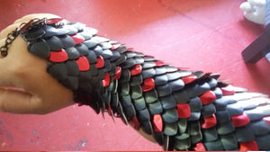 Scalemail Half Sleeves -  Made to Custom Order