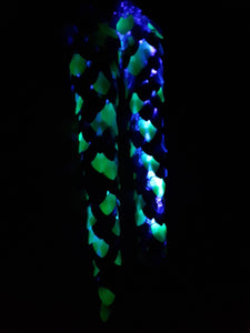 LED Dragonscale Medium Tails - Scalemail - Glow-in-the-Dark Costume Dragon Tail