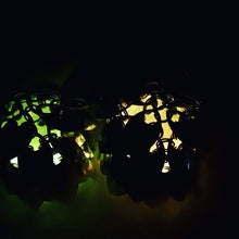 Load image into Gallery viewer, LED Chain and Scalemail Dragon Poi - Color Changing - Made to Order
