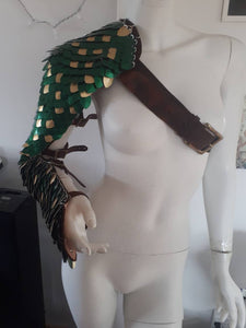 Full Arm Scalemail and Leather Armor - Made to Order - Dragonscale Gladiator Armor