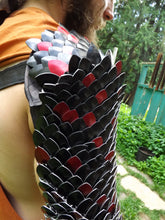 Load image into Gallery viewer, Full Arm Scalemail and Leather Armor - Made to Order - Dragonscale Gladiator Armor
